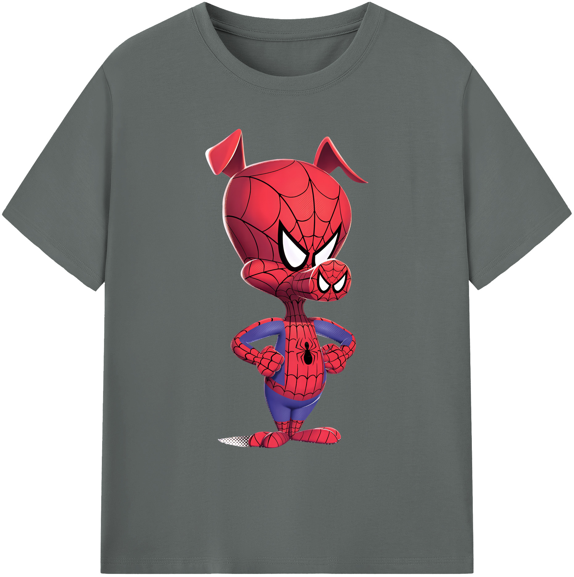 （画像用） Spider Man スパイダーマン 綿100％ メンズ半袖Tシャツ｜肌触りやわらか＆通気性